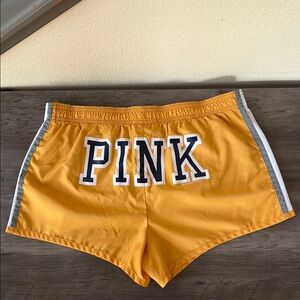 PINK Victoria's Secret Women's Yellow Shorts Size Small